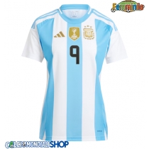 Maglie da calcio Argentina Julian Alvarez #9 Prima Maglia Femminile Copa America 2024 Manica Corta